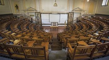 The anatomy amphitheater at the University of Chile Medical School