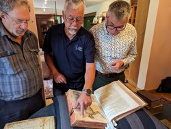 Reviewing the 1543 Fabrica with Drs. Wolf and Van Glabbeek