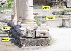 Greek pillar - Personal picture Athens 2014